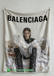 Balenciaga Throw Blankets